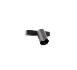 Spot, Stan, noir mat, L17,5cm, H14,2cm - Faro