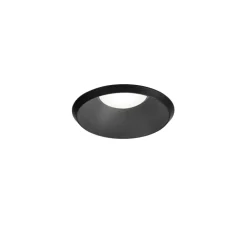 Spot, Taio Round IP65 1.0 LED, noir, IP65, LED, 3000K, 335/455lm, Ø7,7cm, H5,5cm - Wever&Ducré