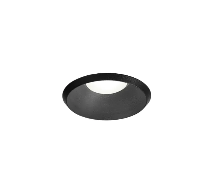 Spot, Taio Round IP65 1.0 LED, noir, IP65, LED, 3000K, 335/455lm, Ø7,7cm, H5,5cm - Wever&Ducré