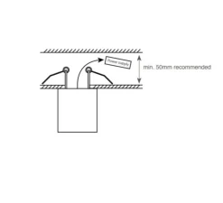 Spot, Titan Semi-Recessed Organic, 40°, blanc mat, dim, LED, 2700K, 1100lm, Ø8cm, H7,2cm - Doxis