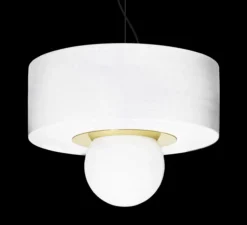Suspension, 2.03, blanc, LED, Ø34cm, H29cm - HAOS