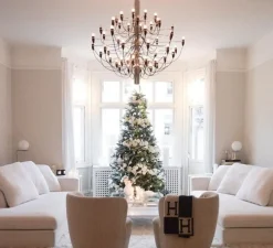 Suspension, 2097/30, chromé (ampoules dépolies), 2700K, Ø88cm, H72cm - Flos