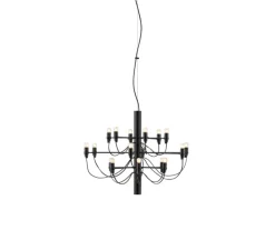 Suspension, 2097/18, noir (ampoules dépolies), 2700K, Ø69cm, H51cm - Flos