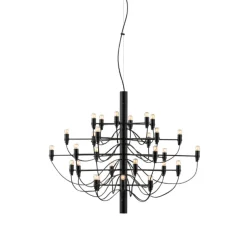 Suspension, 2097/30, noir (ampoules transparentes), 2200K, Ø88cm, H72cm - Flos