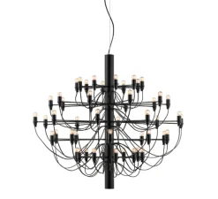 Suspension, 2097/50, noir (ampoules transparentes), 2200K, Ø100cm, H88cm - Flos