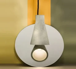 Suspension, [S1], Gris béton, Ø14cm, H23cm - GANTLights