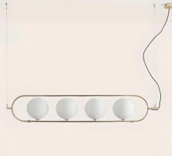 Suspension, Abbacus, laiton mat, L126,5cm, H20cm - Aromas del Campo