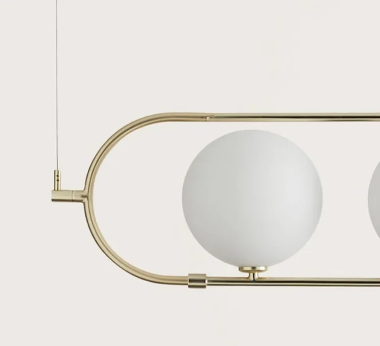 Suspension, Abbacus, laiton mat, L126,5cm, H20cm - Aromas del Campo