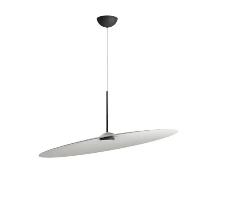 Suspension accoustique, Acustica F58, Béton, IP40, LED, dim, 2700K, 1604 lm, Ø120cm, H11cm - Fabbian