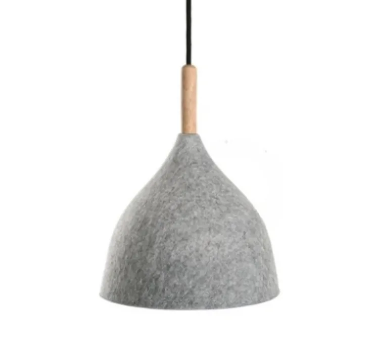 Suspension accoustique, Charles, gris charbon, Ø20,5cm, Hcm - Zangra