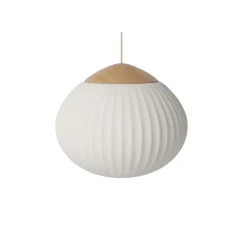 Suspension, Acorn, ivoire, chêne huilée, Ø41cm, H34,2cm - Bolia