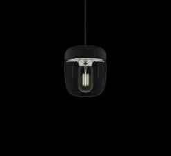 Suspension, Acorn, noir & argent, Ø14cm, H16cm - Umage