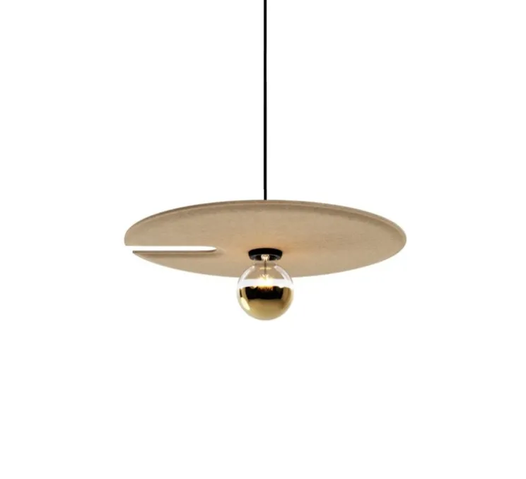 Suspension acoustique, Mirro Soft suspended 2.0, feutre calcaire, Ø45cm, H8,7cm - Wever&Ducré