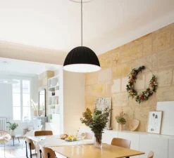 Suspension, acoustique, UNDER THE BELL, noir, Ø82cm, H46cm - Muuto