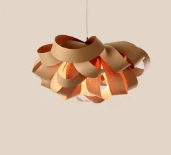 Suspension, Agatha Small, en hêtre, H37cm, Ø76cm - LZF