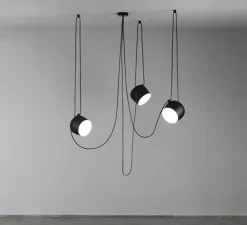 Suspension, Aim Simple, noir, LED, 2700K, 895lm, Ø24,3cm, H21,1cm - Flos