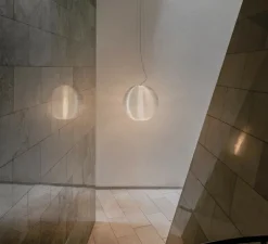 Suspension, Aire 450, transparent, Ø45cm, H41,5cm - Faro