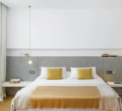 Suspension, Alba Top, laiton brossé, verre givré, câble doré, Ø15cm, H11cm - Contain