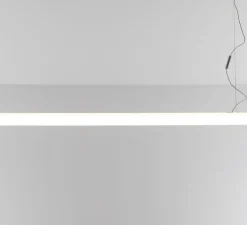 Suspension, Alphabet of light Linear,blanc, LED, 3000K, 3484lm, L120cm, H10cm - Artemide