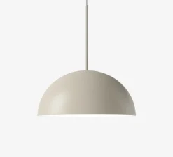 Suspension, Aluna, crème mat, LED, 2700K, 824 lm, Ø60cm, H27,6cm - Bolia
