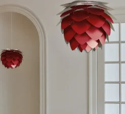 Suspension, Aluvia mini , rouge, Ø40cm, H30cm - Umage