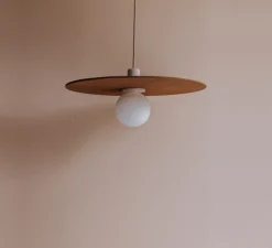 Suspension, AMA 60 Bicolore, Rosé, châtaigne, Ø60cm, H10cm - Zuri