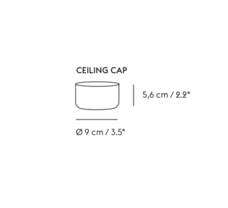 Suspension, Ambit 25, Bleu clair, LED, K, lm, Ø25cm, H15cm - Muuto