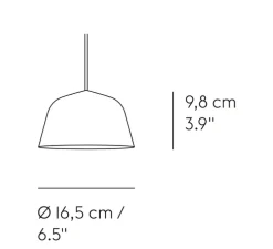 Suspension, Ambit mini, gris, Ø16,7cm, H9,8cm - Muuto