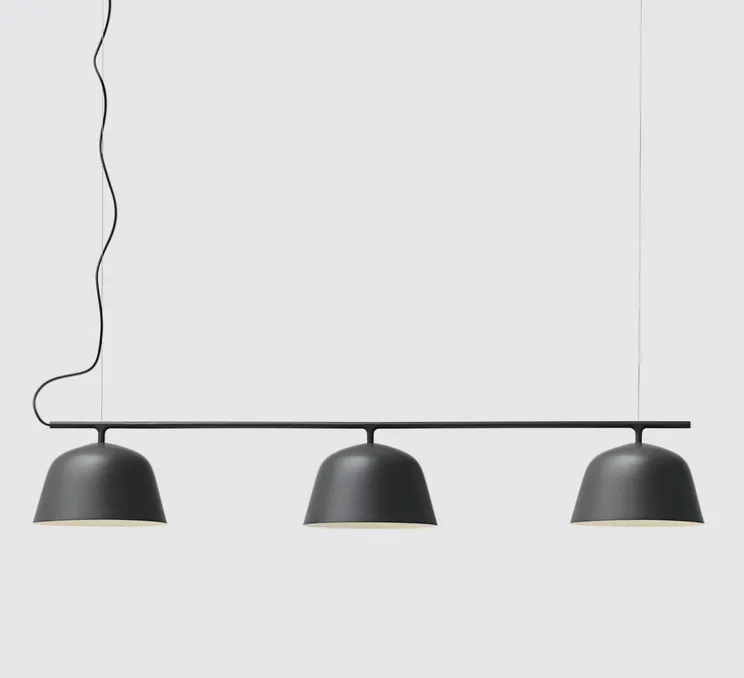 Suspension, Ambit Rail, noir, L126cm, H20cm - Muuto