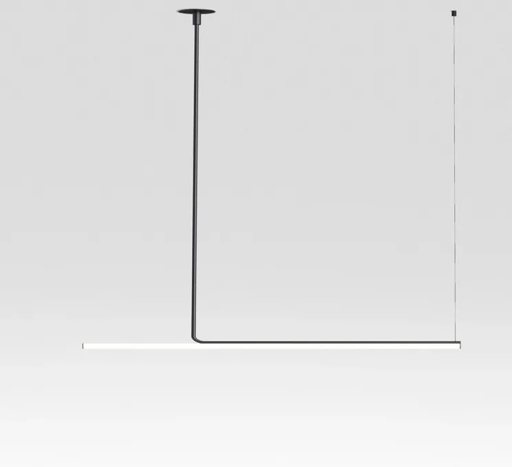 Suspension, Ambrosia 180-80, noir, LED, 2700K, 3042 lm, L180cm, H86,6cm - Marset