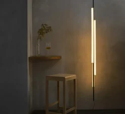 Suspension, Ambrosia V 130 plug in, noir, LED, dim, 2700K, 3267 lm, Ø7cm, H130cm - Marset