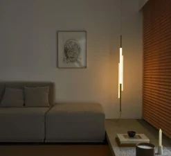 Suspension, Ambrosia V 130 plug in, or mat, LED, dim, 2700K, 3267 lm, Ø7cm, H130cm - Marset