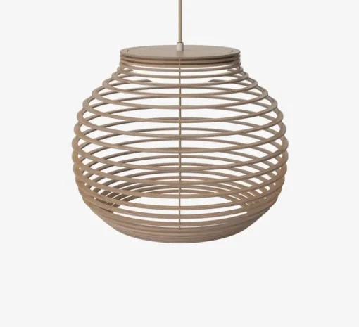 Suspension, Anelli, chêne huilé, LED, 3000K, 1260lm, Ø44cm, H34,9cm - Bolia