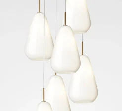 Suspension, Anoli 6, blanc, Ø46,5cm, H250cm - Nuura