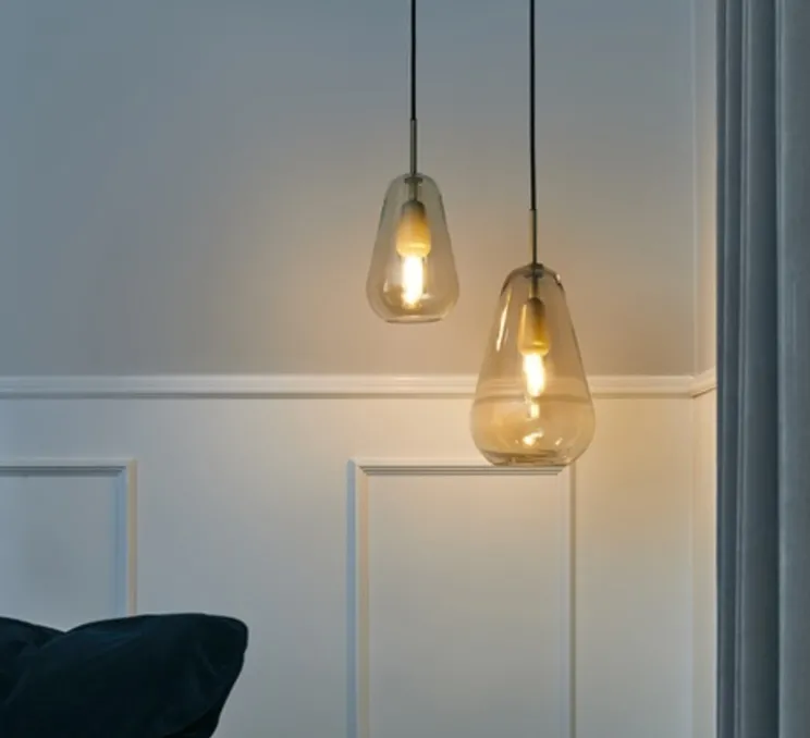 Suspension, Anoli Small, or, fumé, Ø16cm, H31,5cm - Nuura