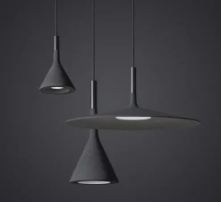 Suspension, Aplomb, anthracite, Ø17cm, H36cm - Foscarini