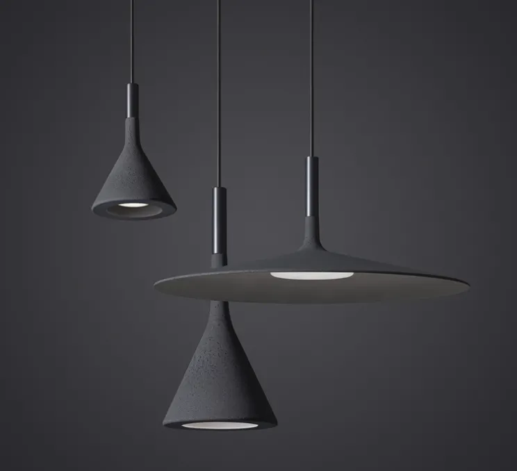 Suspension, Aplomb, anthracite, Ø17cm, H36cm - Foscarini