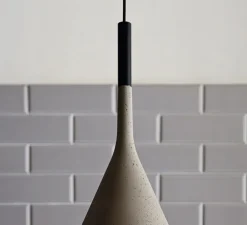 Suspension, Aplomb, gris, Ø17cm, H36cm - Foscarini