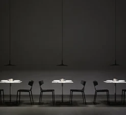 Suspension, Aplomb Large, gris, LED, 2700K, 1279lm, Ø45cm, H20cm - Foscarini