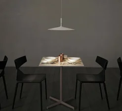 Suspension, Aplomb Large, variable, blanc, LED, 2700K, 1279lm, Ø45cm, H20cm - Foscarini