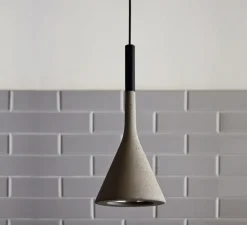 Suspension, Aplomb, mini, gris, Ø11,5cm, H20cm - Foscarini