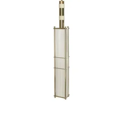 Suspension, Arbor, laiton, blanc, Ø17cm, H75cm - Bert Frank