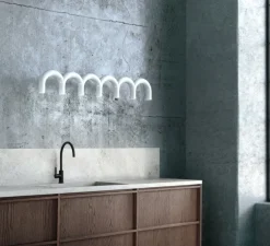 Suspension, Arch, blanc, L125,5cm, H20cm - Oblure