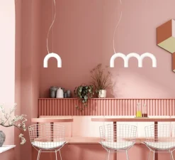 Suspension, Arch Single, blanc, L25,5cm, H20,5cm - Oblure