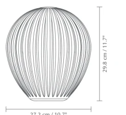 Suspension, around the world, acier brossé, Ø27,2cm, H29,8cm - Umage
