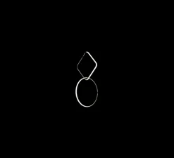 Suspension, Arrangements (square S + round S), noir, LED, 2700K, 1998lm, Ø39,8cm, H75,3cm - Flos