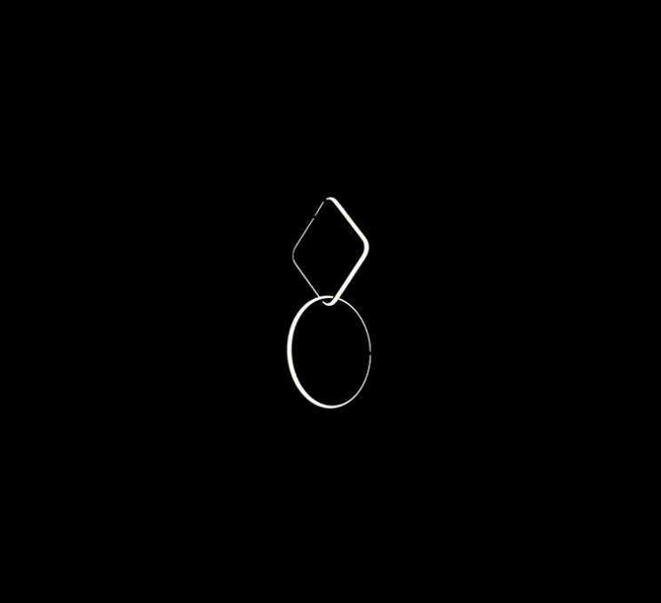 Suspension, Arrangements (square S + round S), noir, LED, 2700K, 1998lm, Ø39,8cm, H75,3cm - Flos