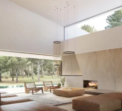 Suspension, Array, 1805, beige, LED, dim, 2700K, 2662 lm, Ø37cm, H113cm - Vibia