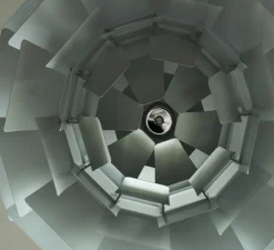 Suspension, Artichoke S, vert poudré, chrome, Ø48cm, H46,5cm - Louis Poulsen