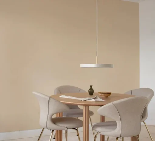 Suspension, Asteria Medium, blanc perle, LED, 3000k, 1300lm, Ø43cm, H14,3cm - Umage